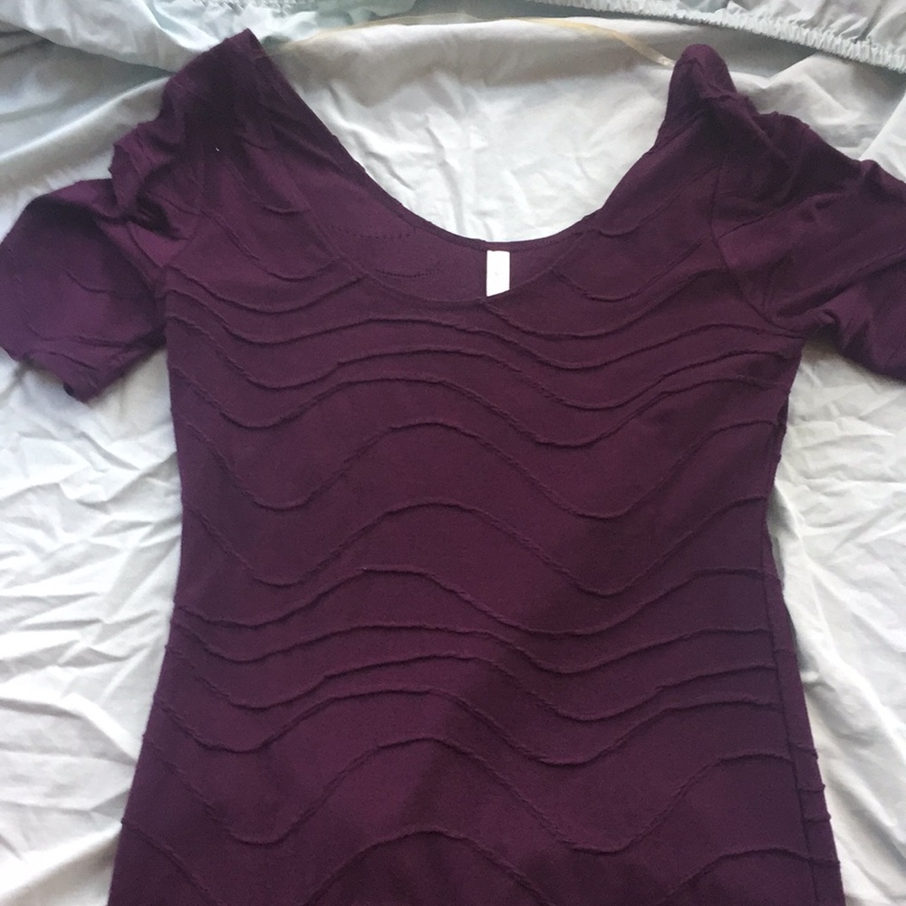 Xhilaration purple sweater mini size L
